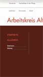 Mobile Screenshot of pflege.bzaev.de